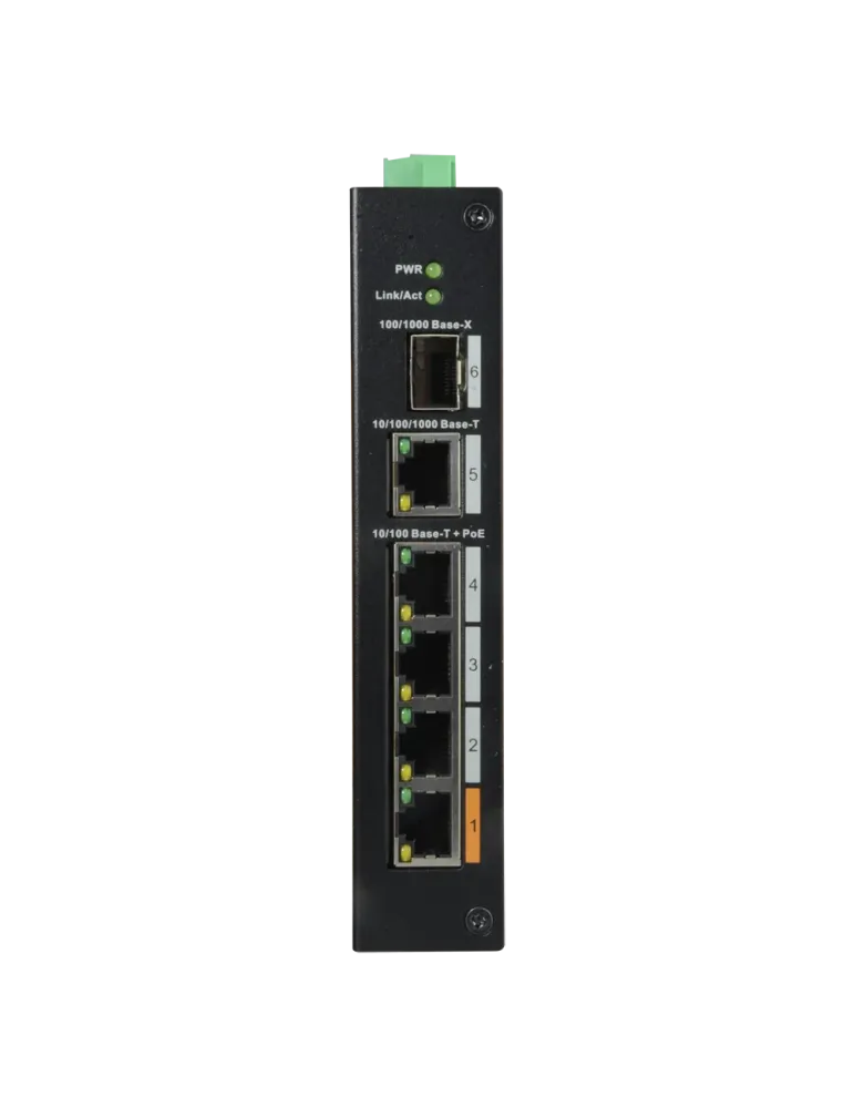 DAHUA Switch PoE X-Security - 4 puertos PoE +1 SFP +1 Uplink Gigabit -