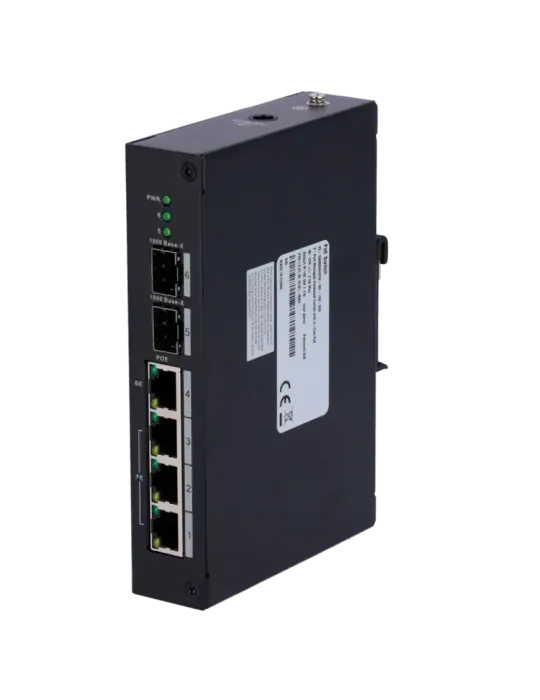 X-SECURITY Switch PoE X-Security - 3 puertos FE + 1GE + 2 SFP GE - 60W