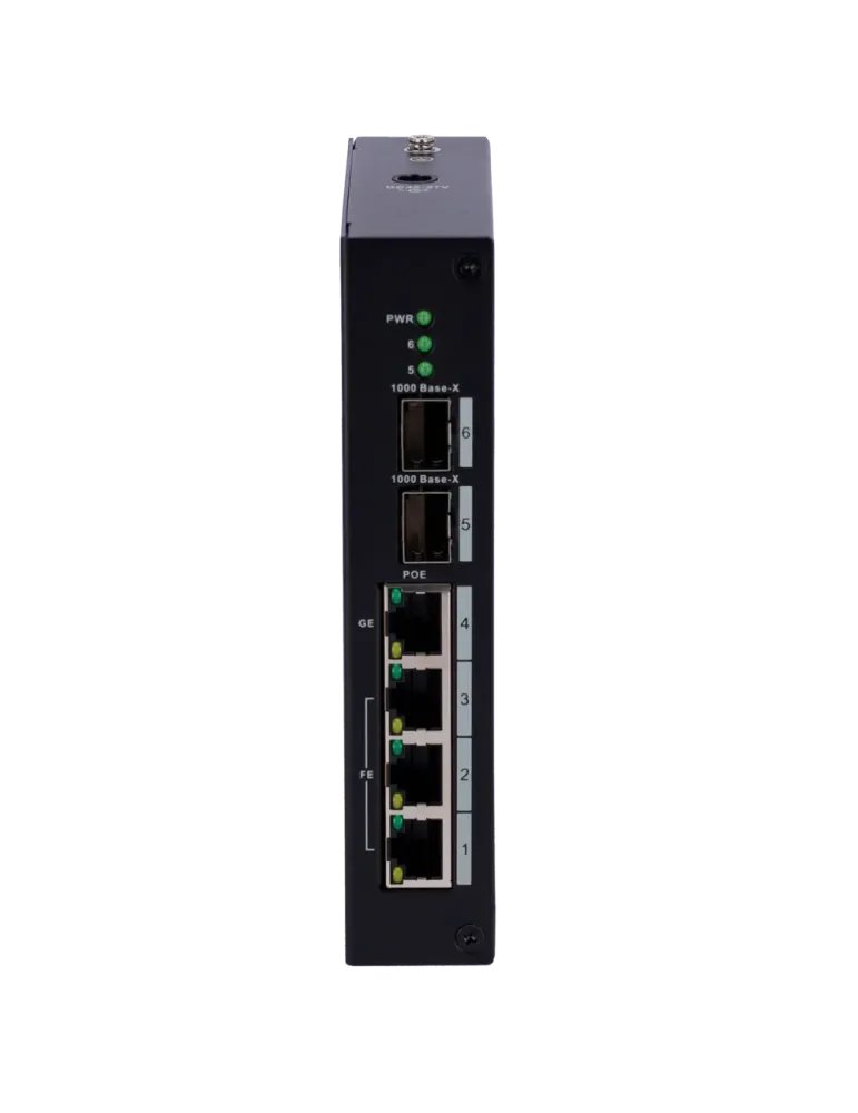 X-SECURITY Switch PoE X-Security - 3 puertos FE + 1GE + 2 SFP GE - 60W