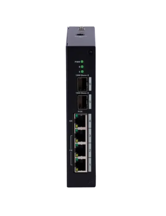 X-SECURITY Switch PoE X-Security - 3 puertos FE + 1GE + 2 SFP GE - 60W