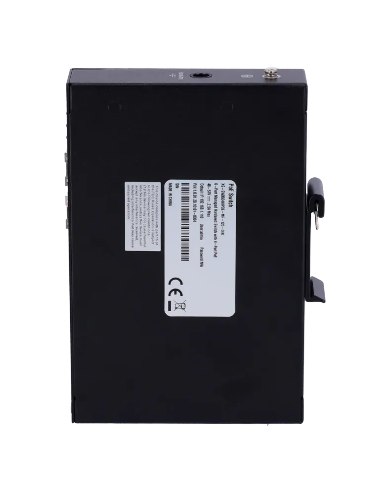 X-SECURITY Switch PoE X-Security - 3 puertos FE + 1GE + 2 SFP GE - 60W