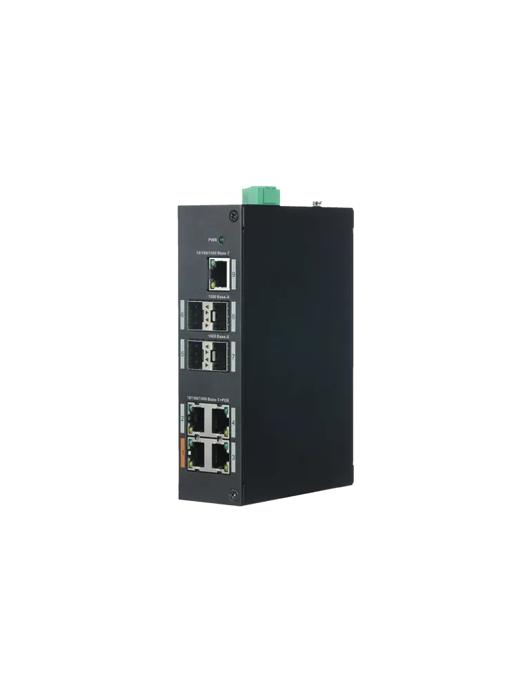 X-SECURITY Switch PoE - 4 puertos PoE+ RJ45 + 1 Puerto RJ-45 - 4 Puert