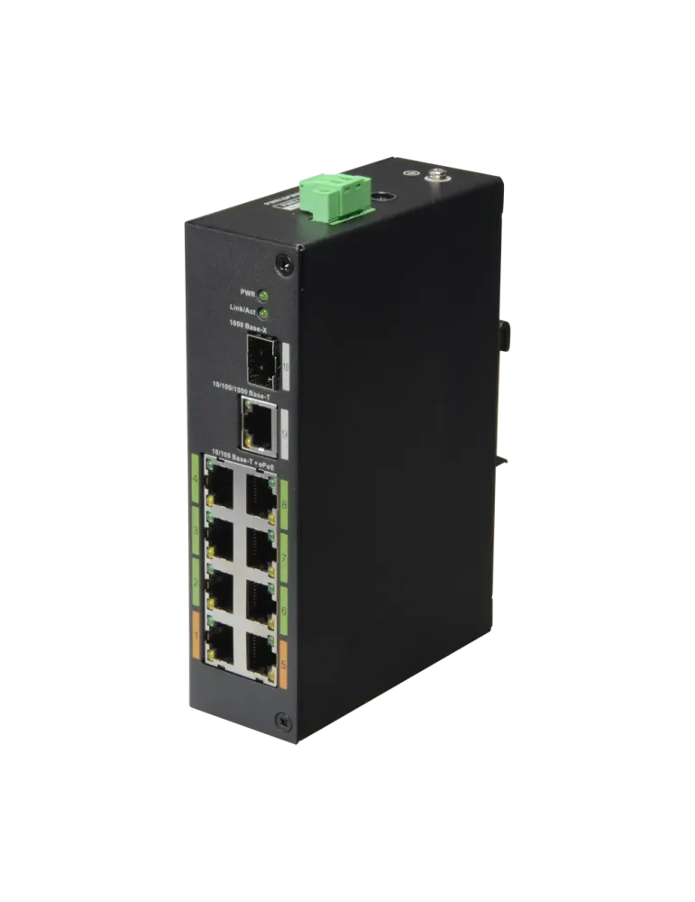 X-SECURITY Switch ePoE X-Security - 8 puertos PoE + 1 Uplink RJ45 + 1