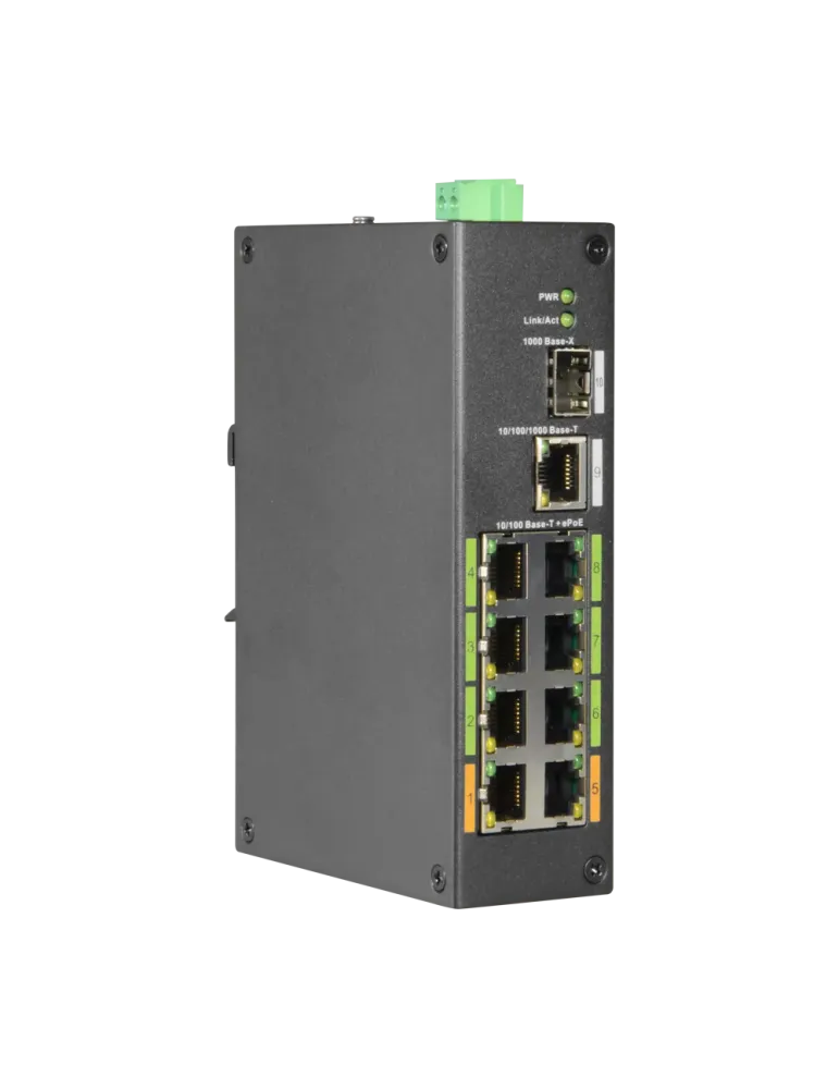 X-SECURITY Switch ePoE X-Security - 8 puertos PoE + 1 Uplink RJ45 + 1