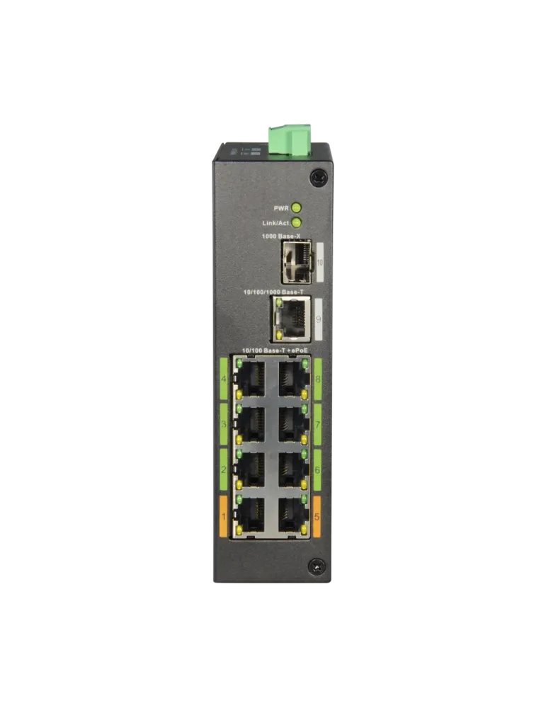 X-SECURITY Switch ePoE X-Security - 8 puertos PoE + 1 Uplink RJ45 + 1