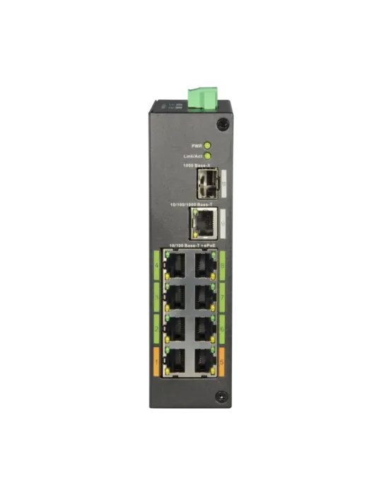 X-SECURITY Switch ePoE X-Security - 8 puertos PoE + 1 Uplink RJ45 + 1