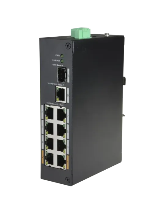 X-SECURITY Switch PoE X-Security - 8 puertos PoE + 1 Uplink RJ45 - Vel