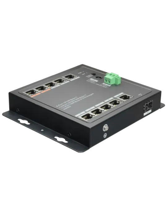 X-SECURITY Switch HiPoE X-Security - 8 puertos PoE + 2 Uplink (RJ45) +