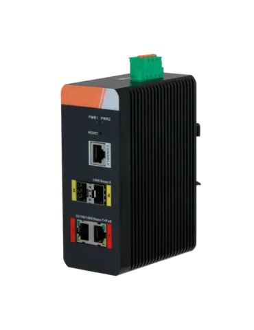 X-SECURITY Switch PoE X-Security Carril DIN - 2 puertos PoE RJ45 + 2 S