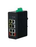 X-SECURITY Switch PoE X-Security Carril DIN - 4 puertos PoE RJ45 + 1 p