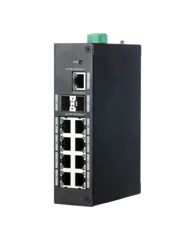 X-SECURITY Switch Industrial X-Security - 9 puertos RJ45 + 2 puerto Up