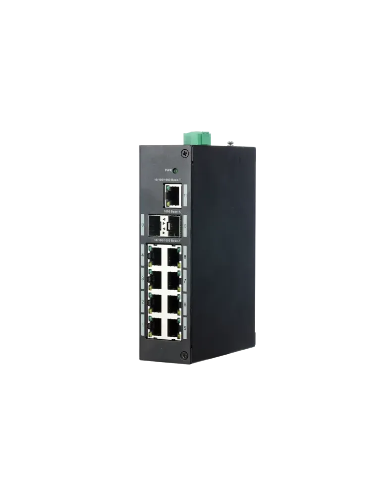 X-SECURITY Switch Industrial X-Security - 9 puertos RJ45 + 2 puerto Up