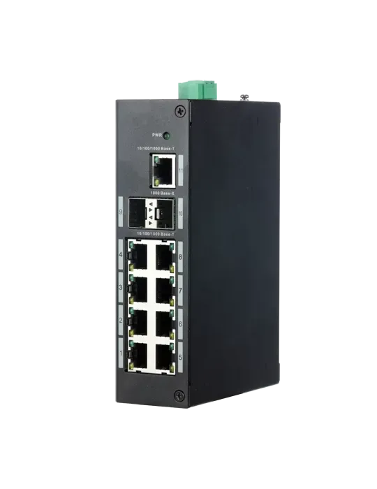 X-SECURITY Switch Industrial X-Security - 9 puertos RJ45 + 2 puerto Up