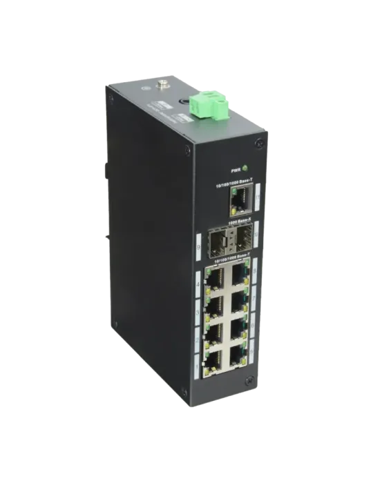 X-SECURITY Switch Industrial X-Security - 9 puertos RJ45 + 2 puerto Up