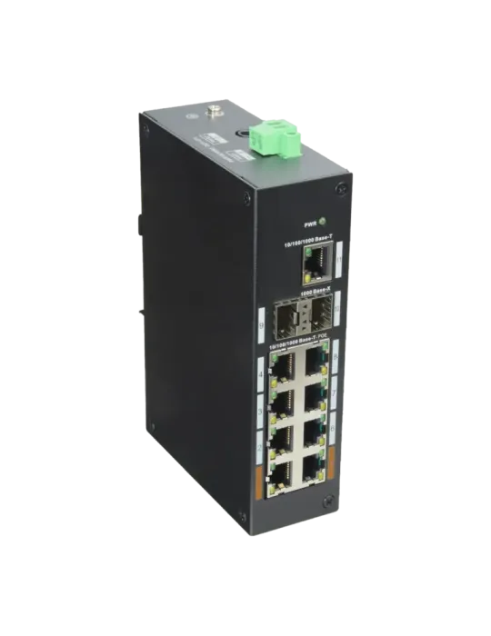 X-SECURITY Switch Industrial X-Security - 8 puertos RJ45 + 2 puertos S