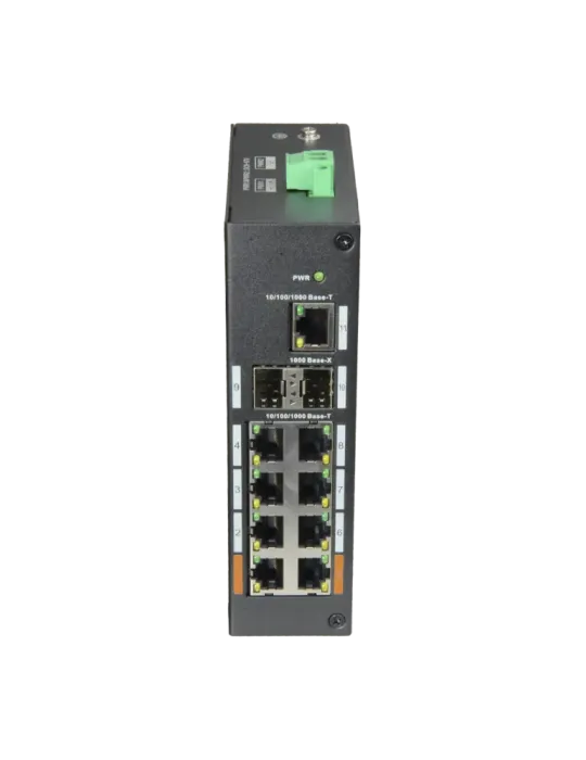 X-SECURITY Switch Industrial X-Security - 8 puertos RJ45 + 2 puertos S