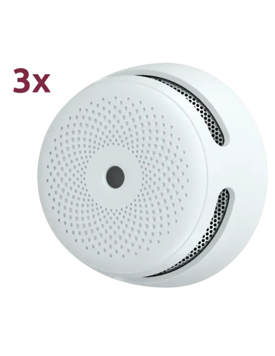 X-SENSE Pack de 3 mini detector de humo autónomo X-Sense - Duración de