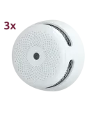 X-SENSE Pack de 3 mini detector de humo autónomo X-Sense - Duración de