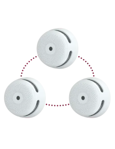 X-SENSE Pack de 3 mini detector de humo autónomo X-Sense - Permite con