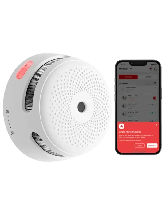 X-SENSE Mini detector de humo autónomo X-Sense - Comunicación WiFi 2.4