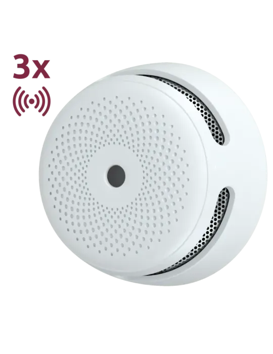 X-SENSE Pack de 3 mini detector de humo autónomo X-Sense - Comunicació