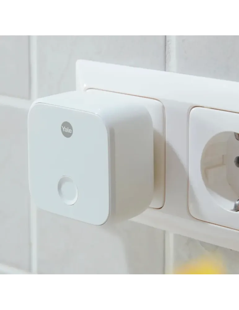 YALE Accesorio de puerta de enlace WiFi - Conexión Bluetooth con equip