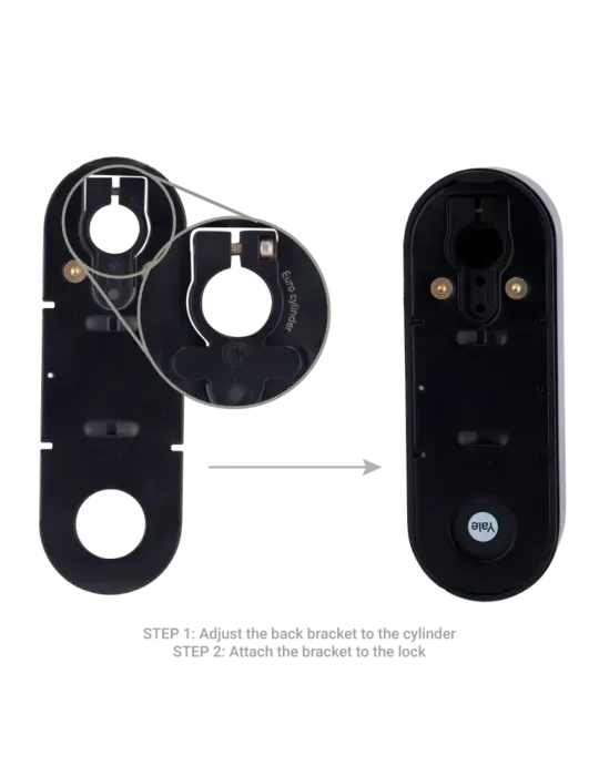 YALE Cerradura girallaves inteligente BLE y WiFi - Invisible desde el