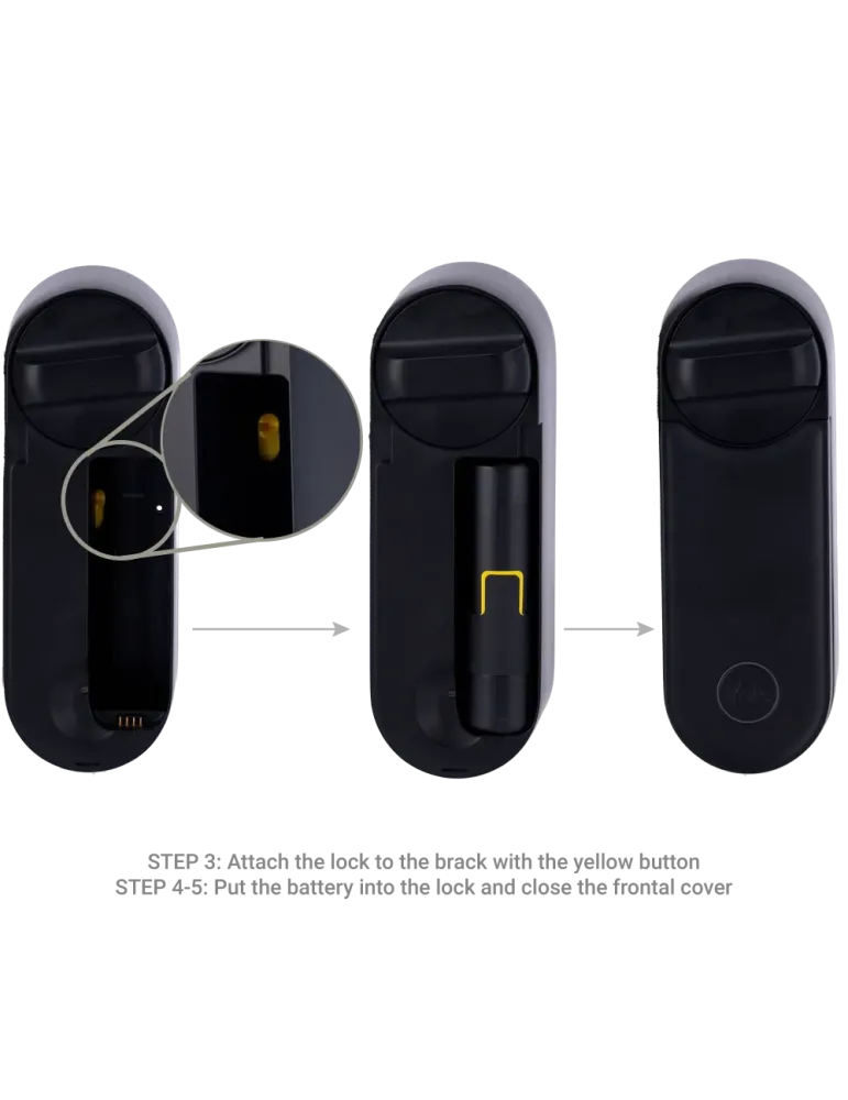 YALE Cerradura girallaves inteligente BLE y WiFi - Invisible desde el