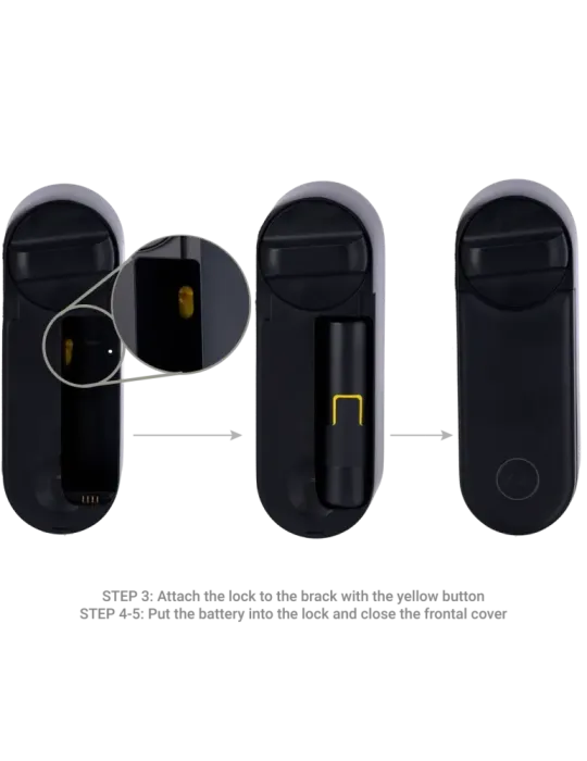 YALE Cerradura girallaves inteligente BLE y WiFi - Invisible desde el