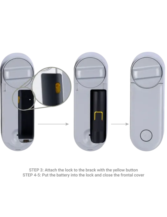YALE Cerradura girallaves inteligente BLE y WiFi - Invisible desde el