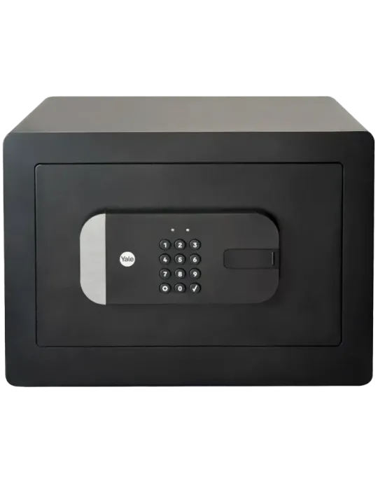 YALE Caja fuerte inteligente BLE - Apertura con PIN, llave física y AP