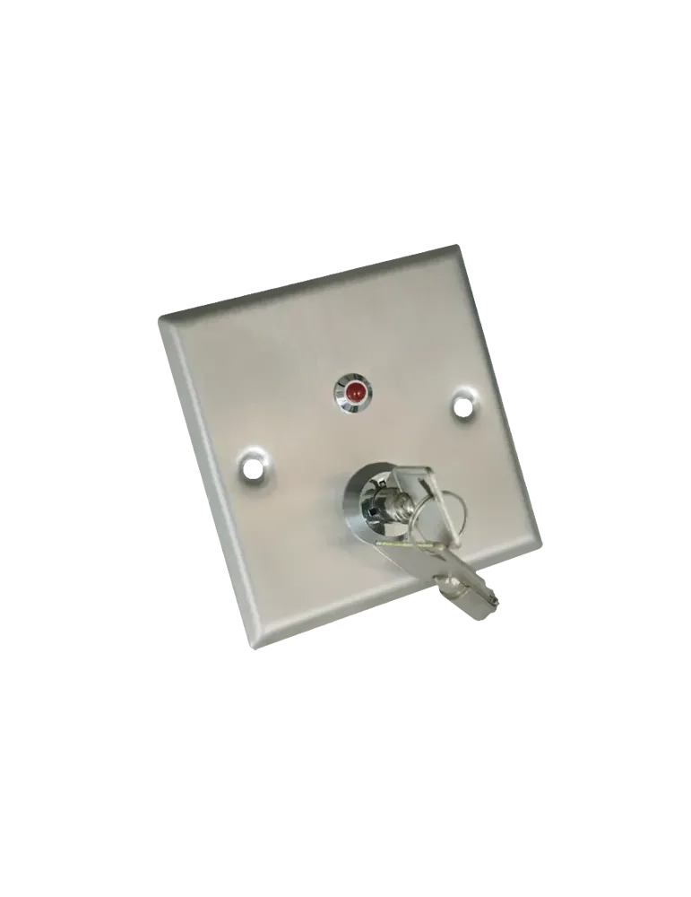 YLI Pulsador con llave - Indicador LED - Testado 500.000 usos - NO/NC/
