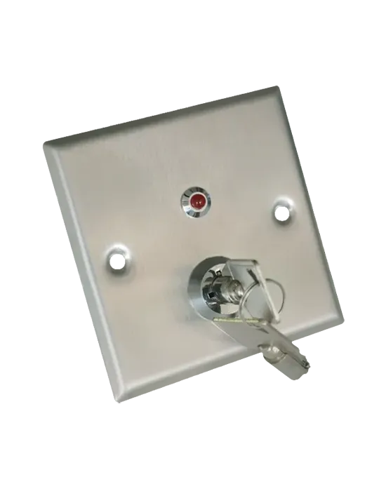 YLI Pulsador con llave - Indicador LED - Testado 500.000 usos - NO/NC/
