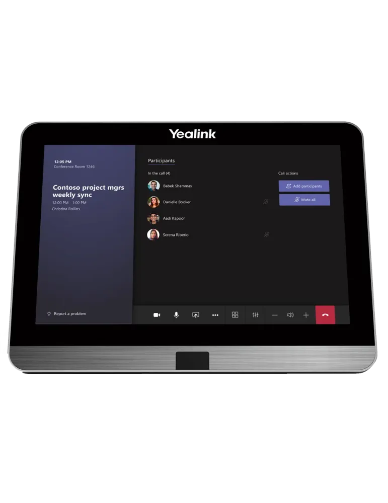 Yealink Videoconferencia All in One - Cámara 20MP - Ángulo de visión 1