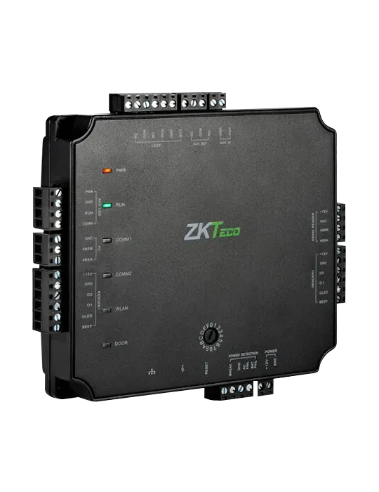 ZKTECO Controladora de acceso PoE - Acceso por tarjeta o contraseña -