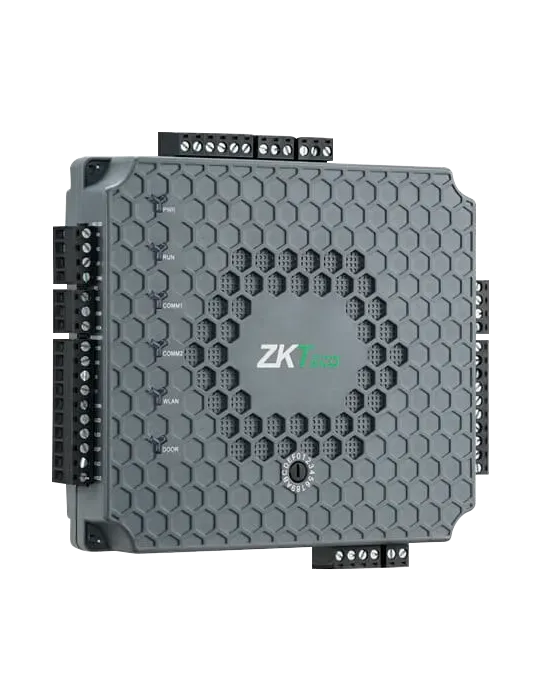 ZKTECO Controladora de acceso biométrica PoE - Acceso por huella, tarj