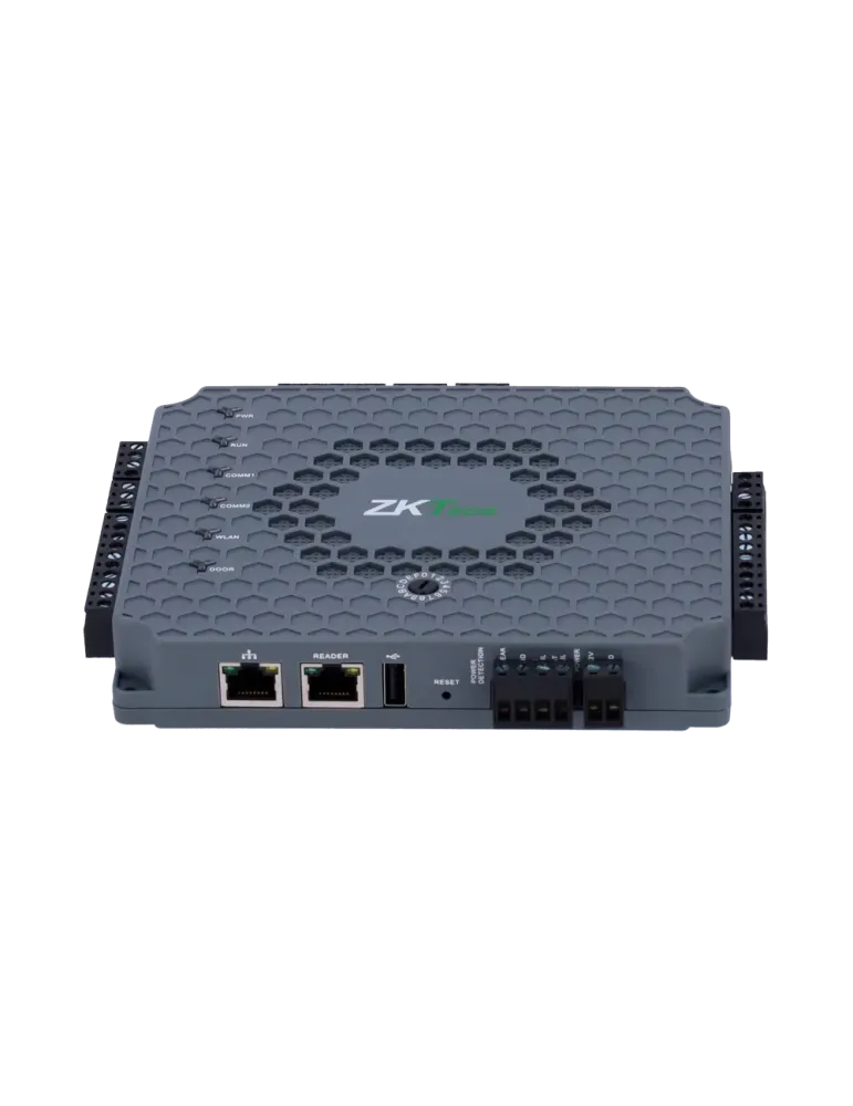 ZKTECO Controladora de acceso biométrica PoE - Acceso por huella, tarj
