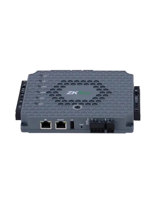 ZKTECO Controladora de acceso biométrica PoE - Acceso por huella, tarj