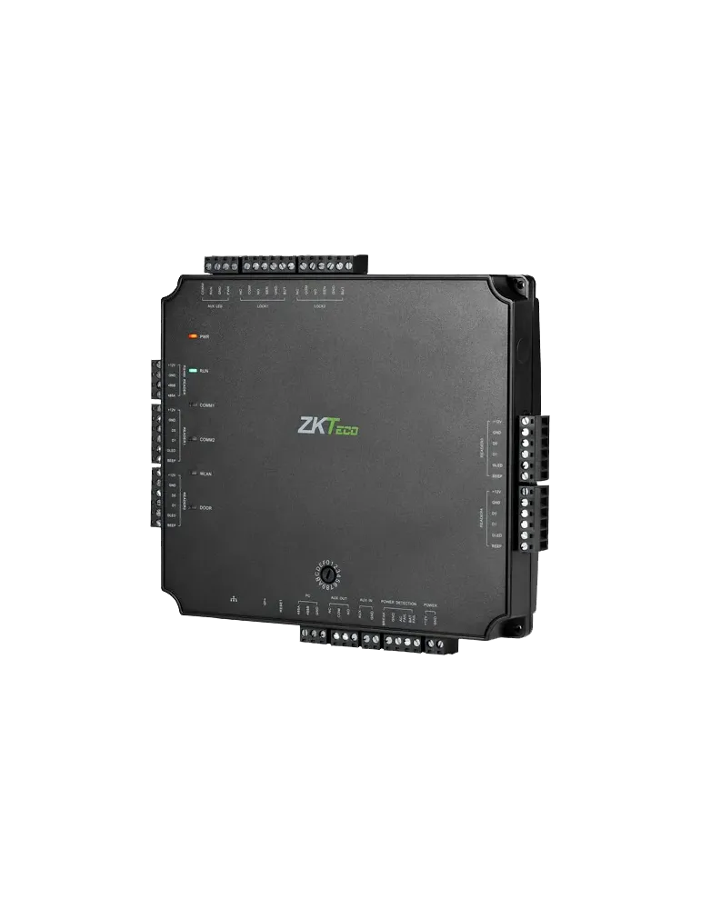 ZKTECO Controladora de acceso PoE - Acceso por tarjeta o contraseña -