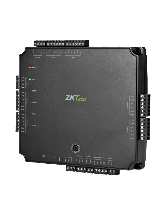 ZKTECO Controladora de acceso PoE - Acceso por tarjeta o contraseña -