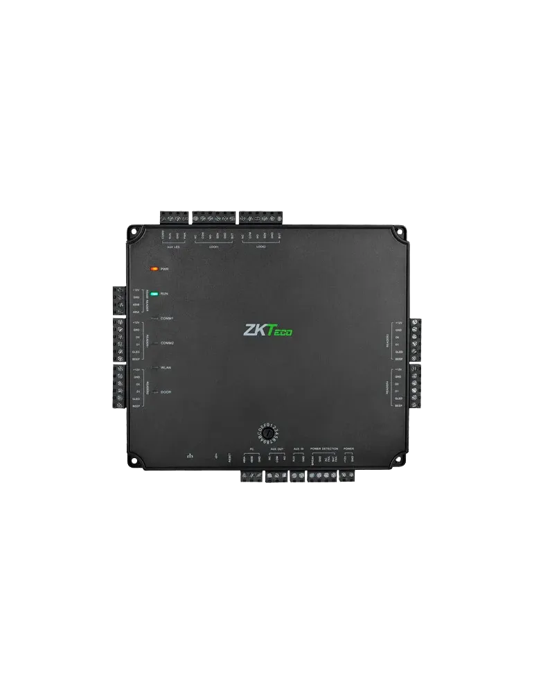 ZKTECO Controladora de acceso PoE - Acceso por tarjeta o contraseña -