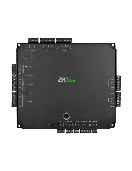 ZKTECO Controladora de acceso PoE - Acceso por tarjeta o contraseña -