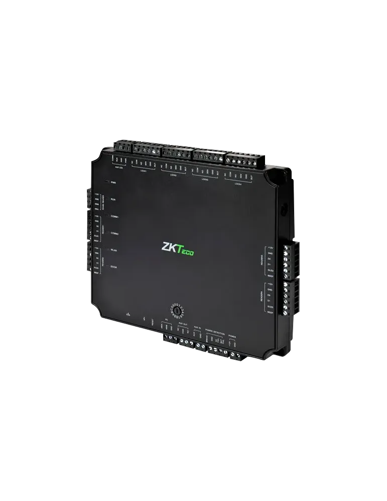 ZKTECO Controladora de acceso PoE - Acceso por tarjeta o contraseña -