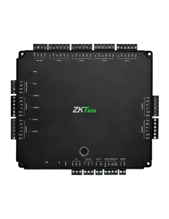 ZKTECO Controladora de acceso PoE - Acceso por tarjeta o contraseña -