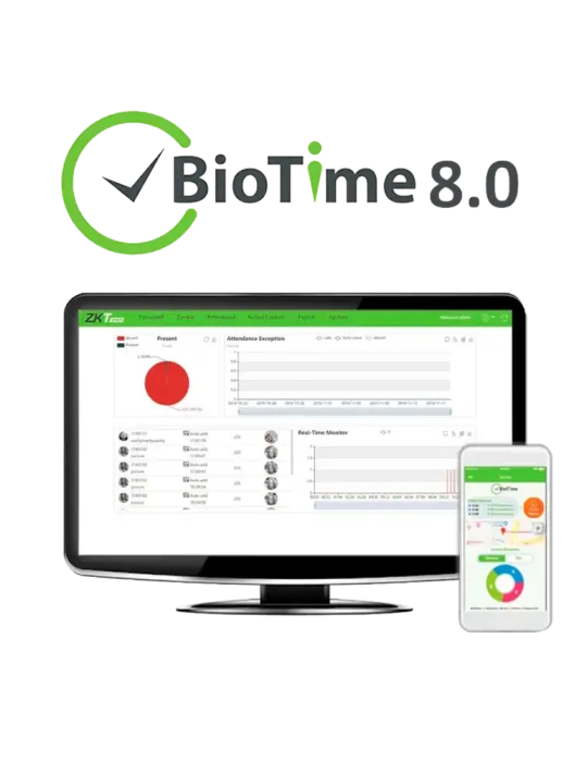 ZKTECO Licencia APP control de presencia - 20 APPs - Fichajes remotos