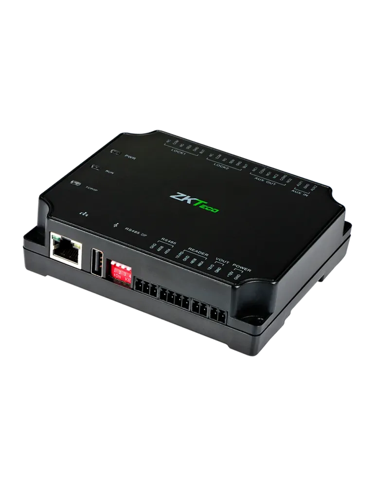 ZKTECO Controladora de acceso - Tarjeta, QR o PIN - TCP/IP | RS485 par