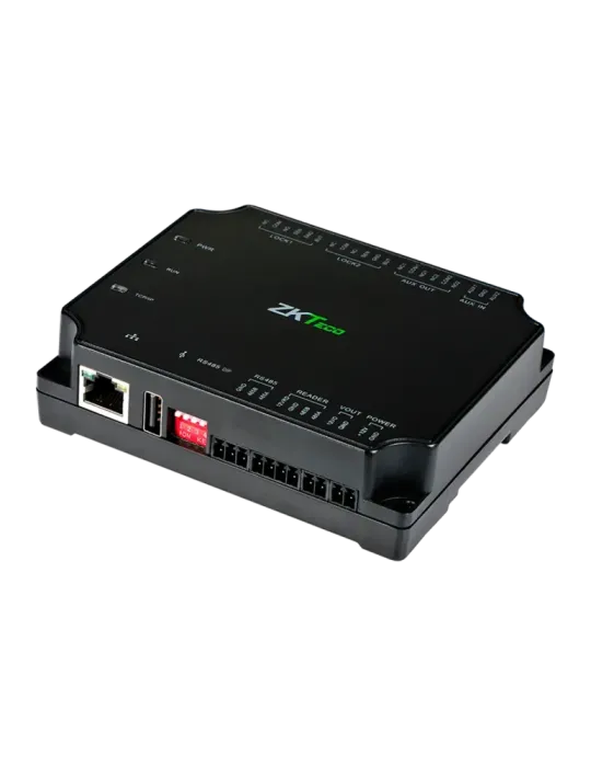 ZKTECO Controladora de acceso - Tarjeta, QR o PIN - TCP/IP | RS485 par