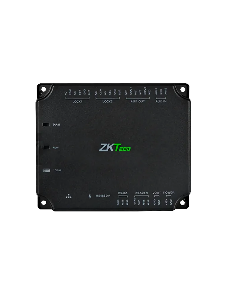 ZKTECO Controladora de acceso - Tarjeta, QR o PIN - TCP/IP | RS485 par