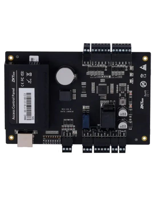 ZKTECO Controladora de acceso - Tarjeta, QR o PIN - Comunicación TCP/I