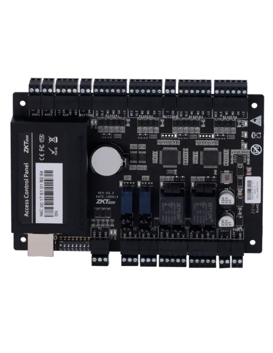 ZKTECO Controladora de acceso - Tarjeta, QR o PIN - Comunicación TCP/I